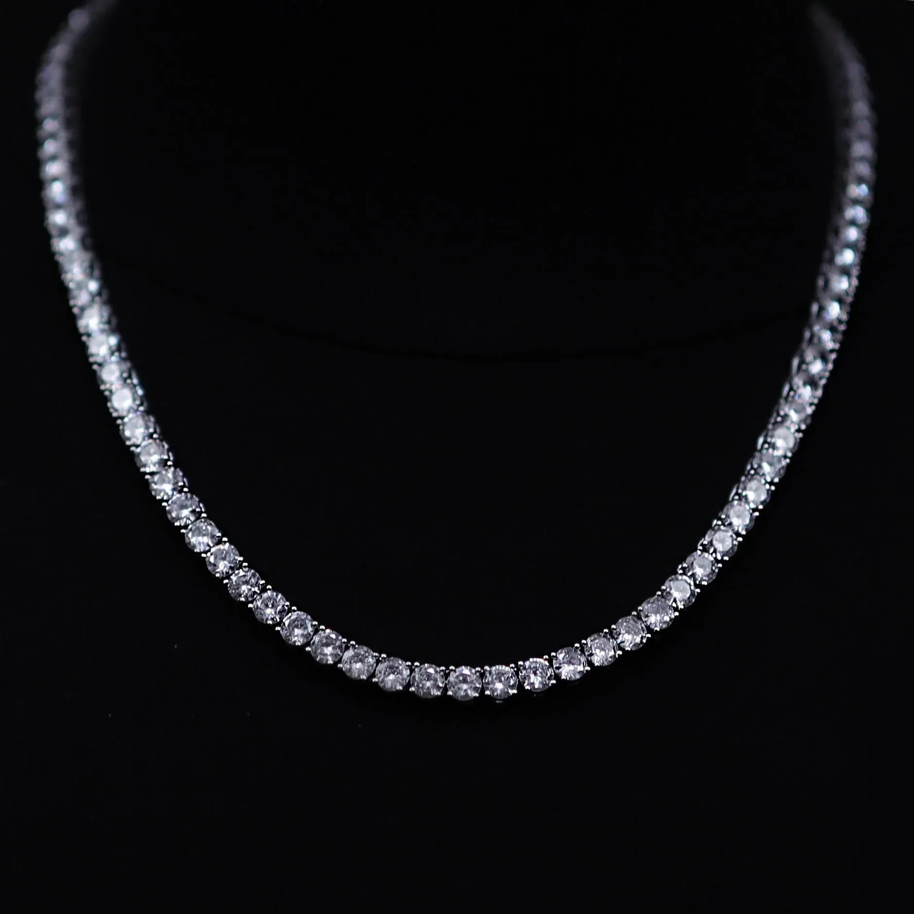 Alarico Silver-tone Diamante Choker