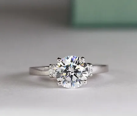 Briarrose - Princess Moissanite Engagement Ring