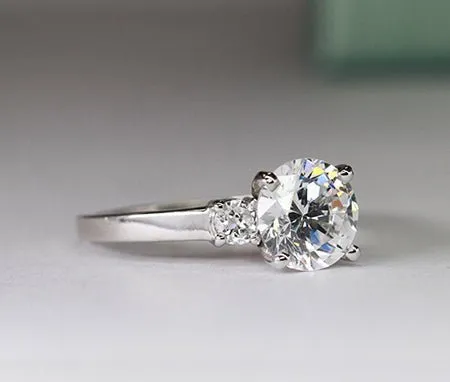 Briarrose - Princess Moissanite Engagement Ring