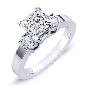 Briarrose - Princess Moissanite Engagement Ring