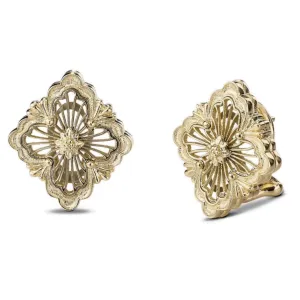 Buccellati - Opera Tulle - Button Earrings, 18k Yellow Gold