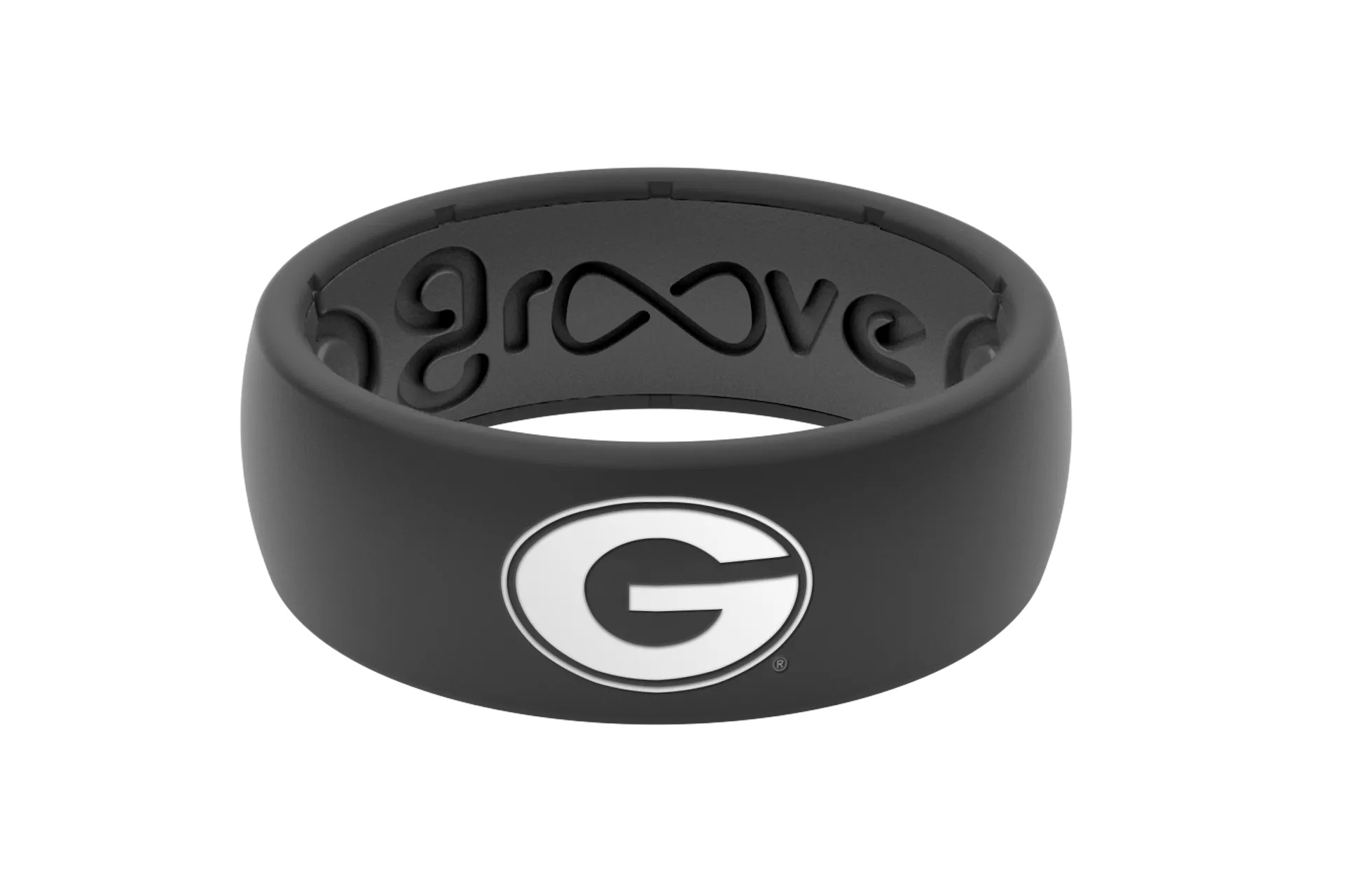 College Georgia Black Logo Ring