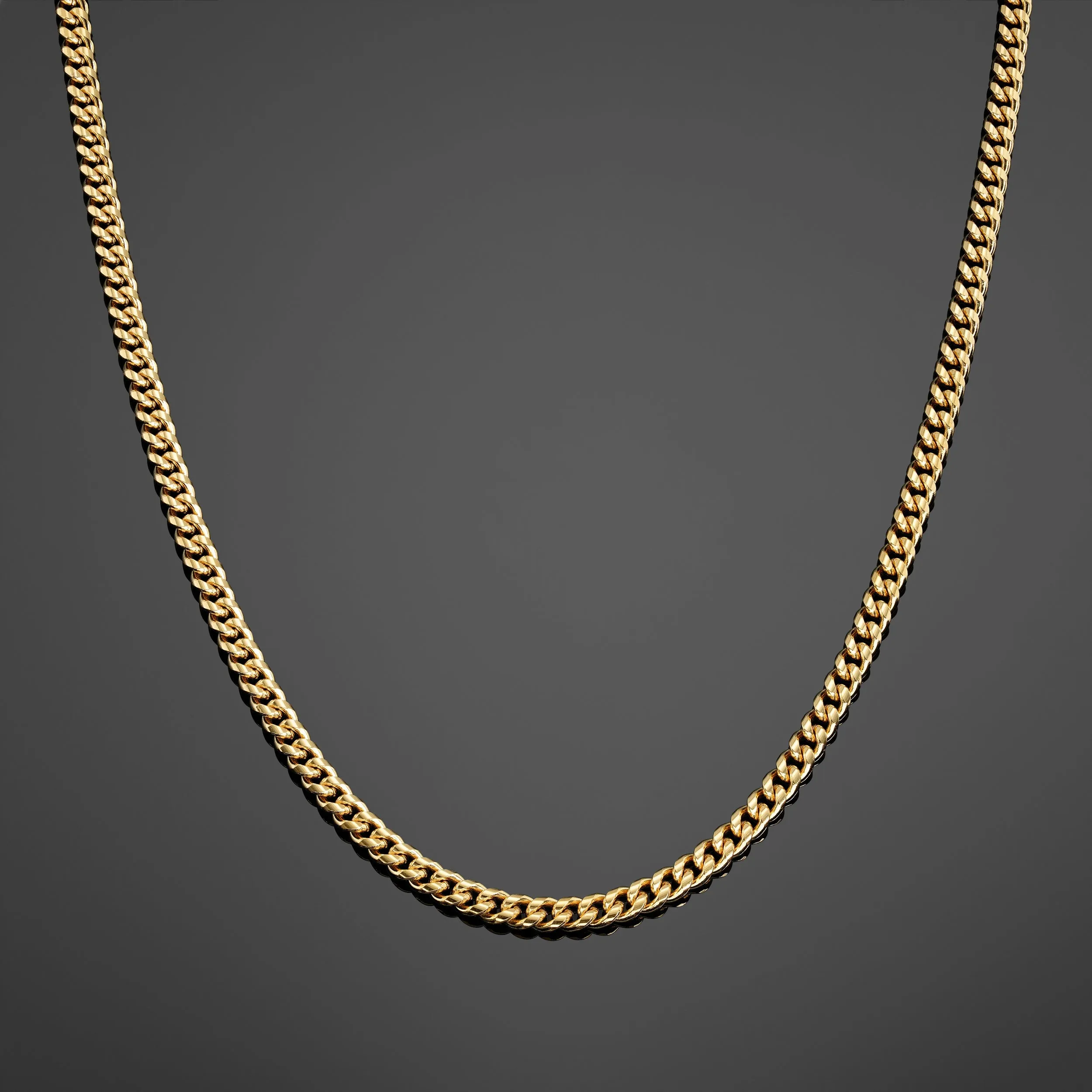 Cuban Link Chain 5mm - Gold RG131