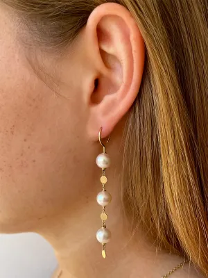 Dazzling Droplets - Earring with pearls