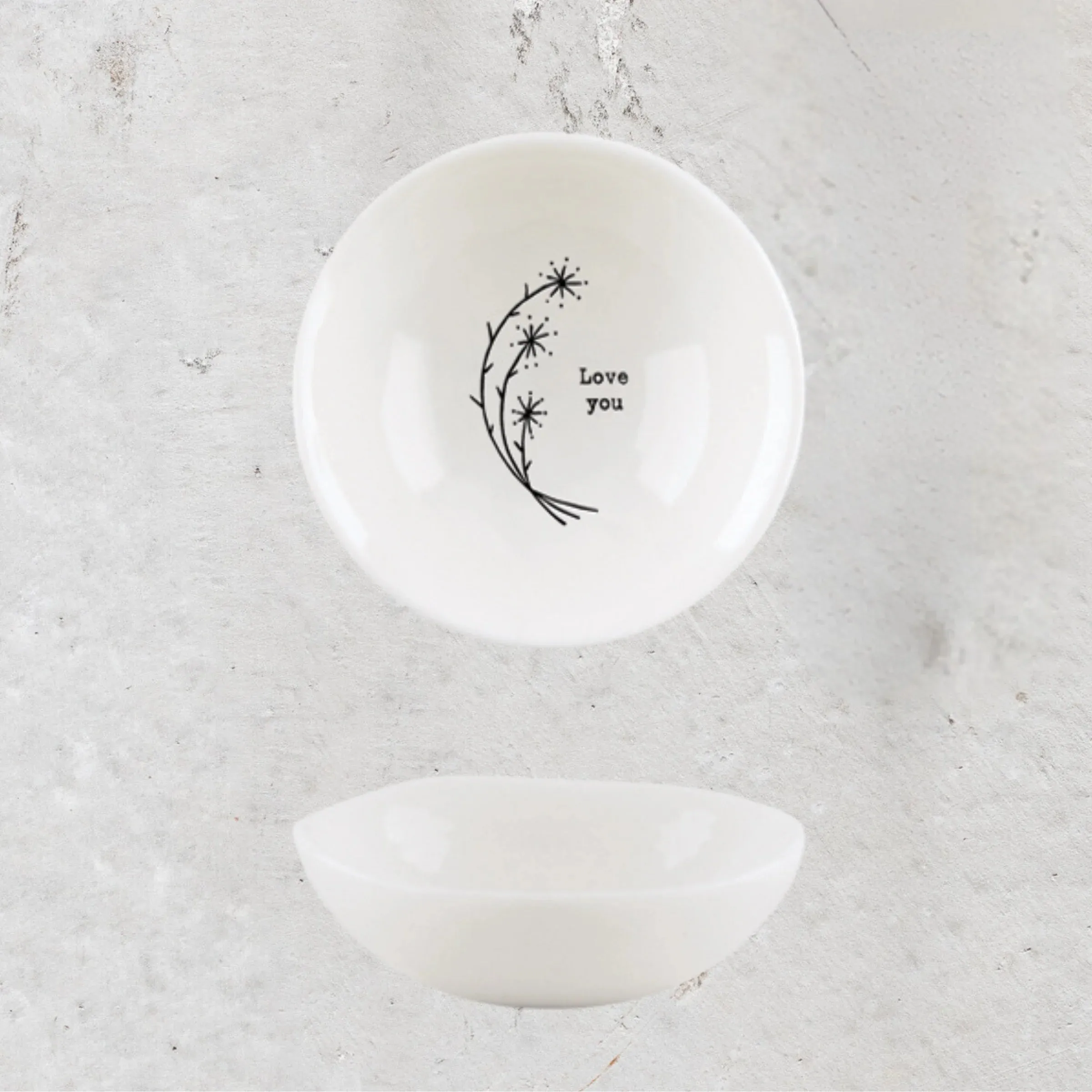 East Of India Flower Wobbly Bowls - Small