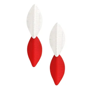 Elevate Your Style with Unique Leaf-Shaped Drop Earrings for Women