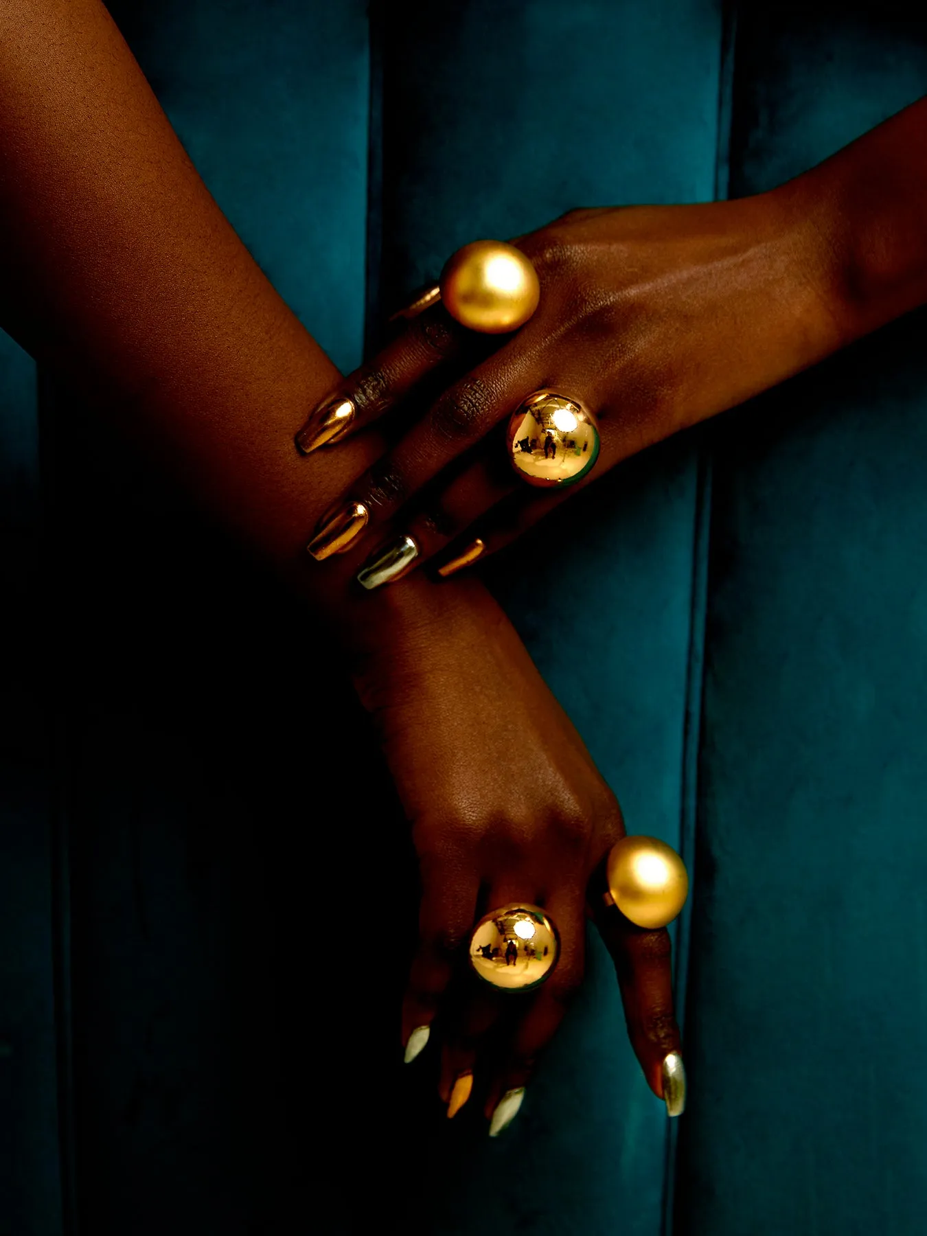 GABI Adjustable rings in GOLD