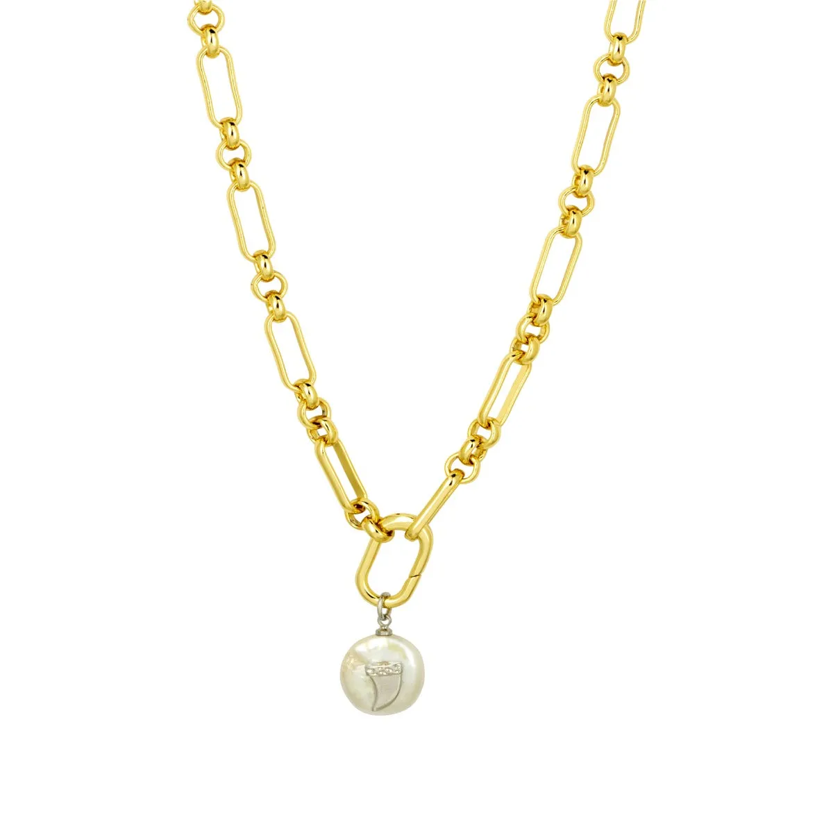 Gold Piaf Chain Necklace