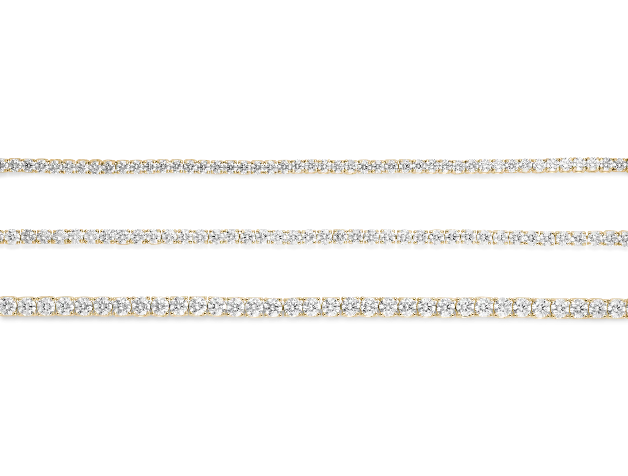 Lab-Grown Diamond Large Tennis Bracelet - E-F color, 6.5" length | White