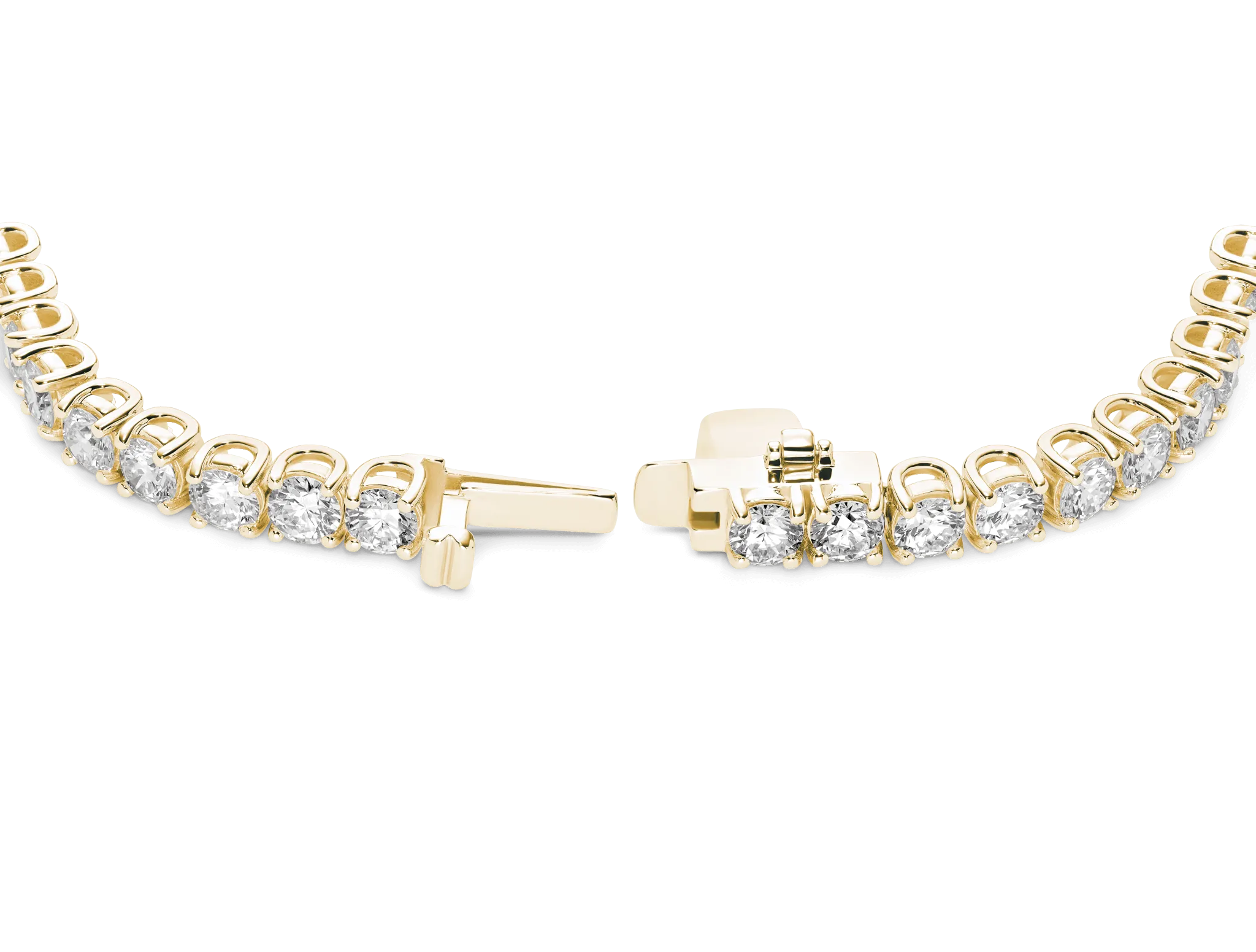 Lab-Grown Diamond Large Tennis Bracelet - E-F color, 6.5" length | White