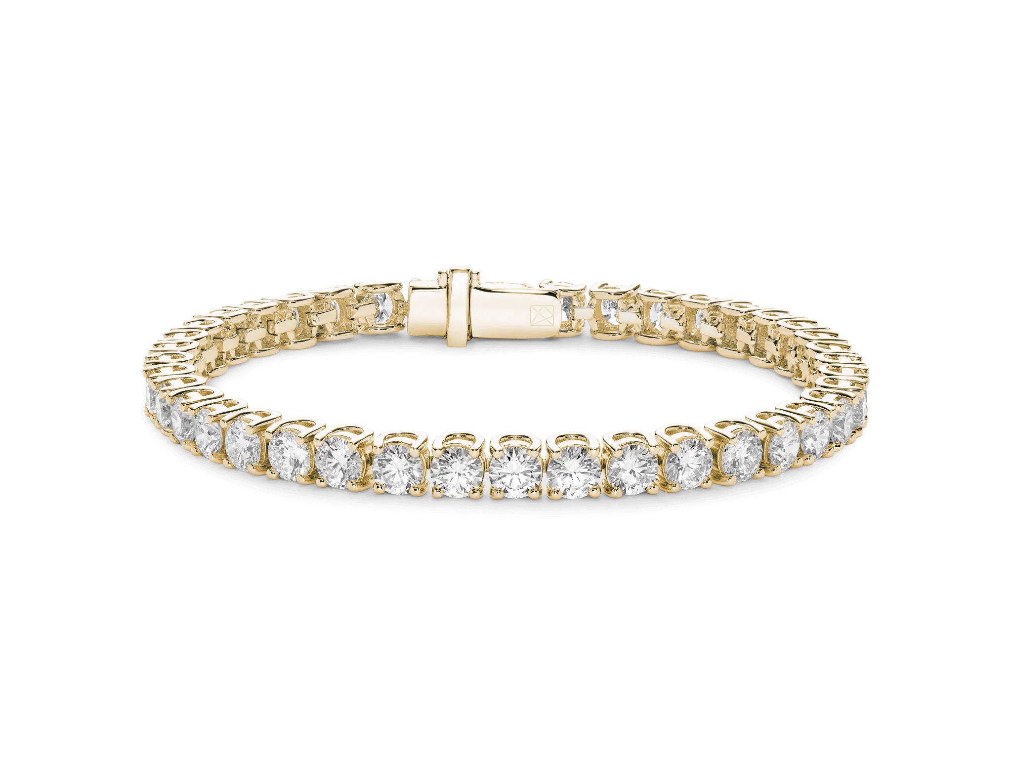 Lab-Grown Diamond Large Tennis Bracelet - E-F color, 6.5" length | White