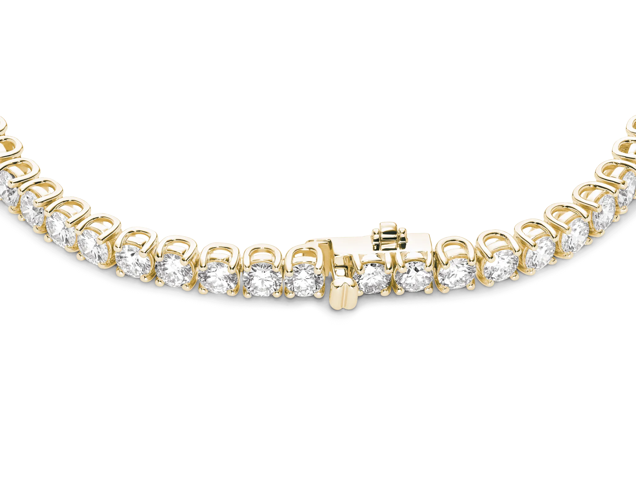 Lab-Grown Diamond Large Tennis Bracelet - E-F color, 6.5" length | White