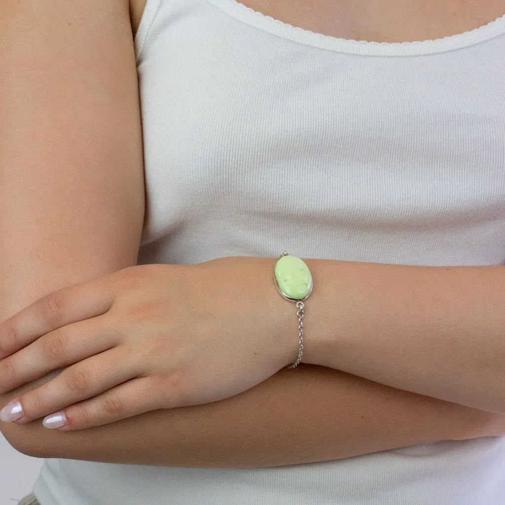 Lemon Chrysoprase Bracelet