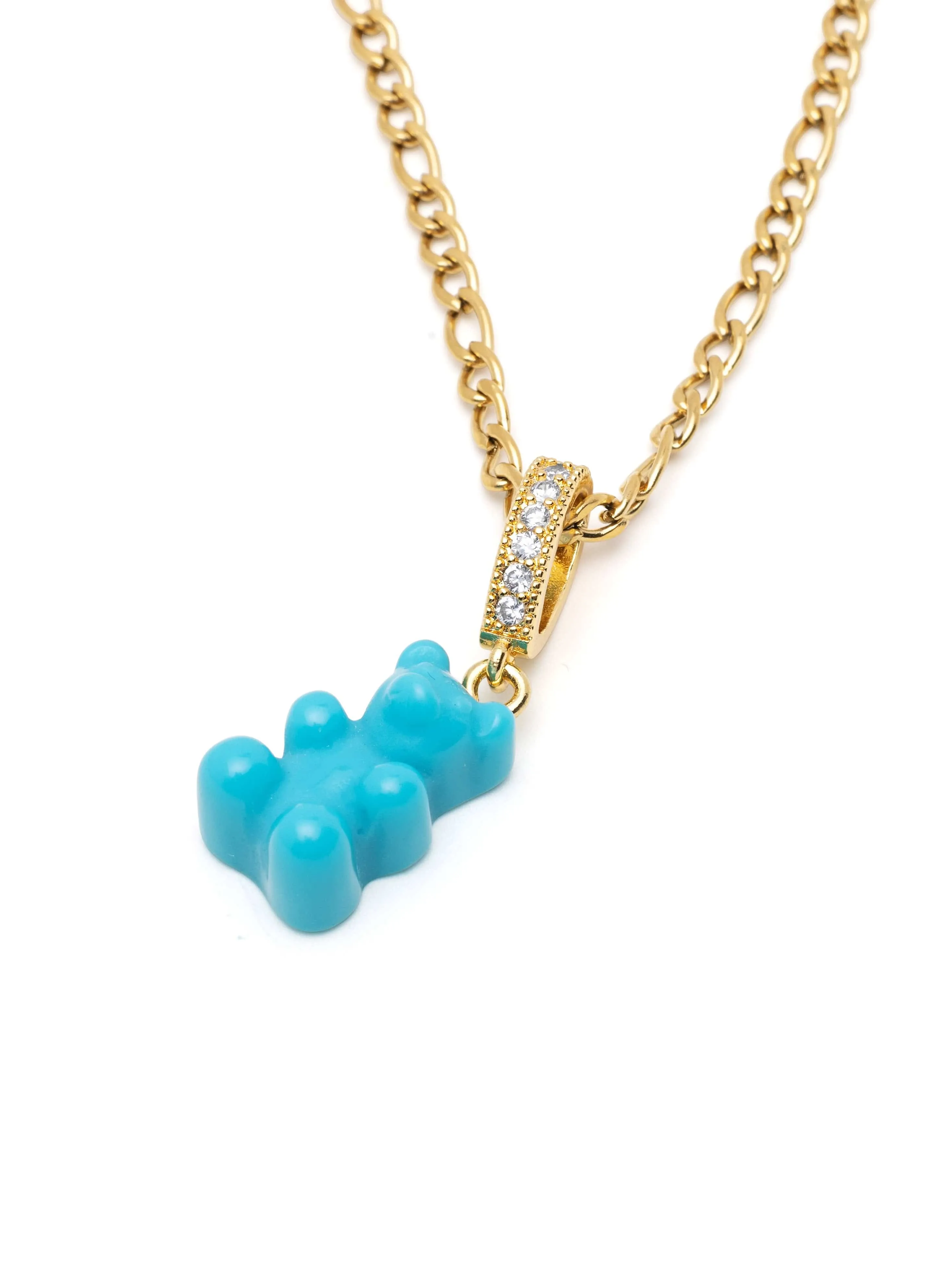 Men's Turquoise Gummy Bear Necklace