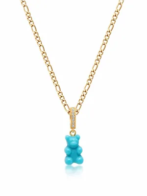 Men's Turquoise Gummy Bear Necklace