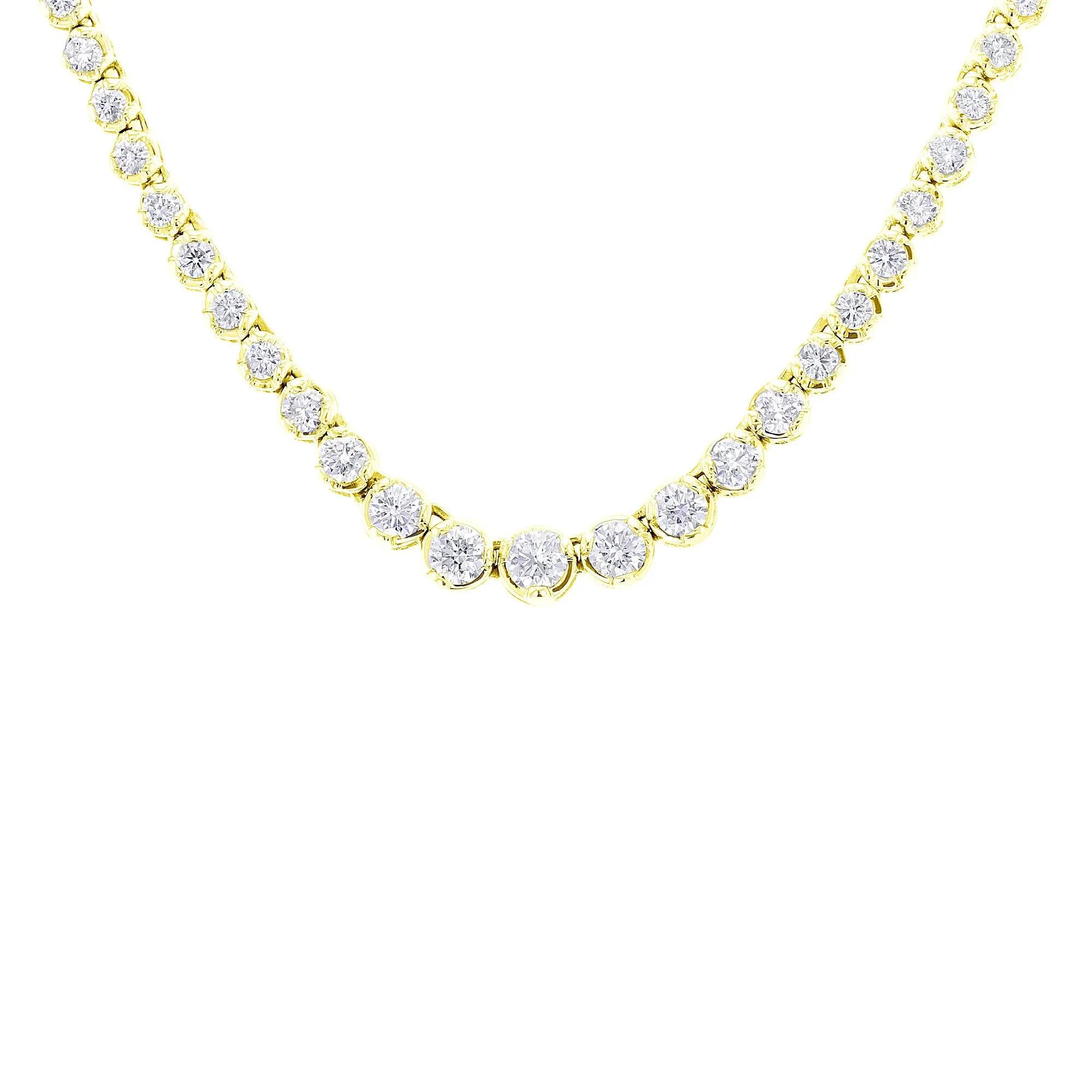 Miracle Diamond Tennis Necklace 3 1/2ct