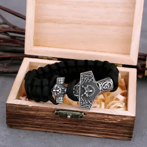 Punk Scandinavian Viking Thor's Hammer Viking Bracelet