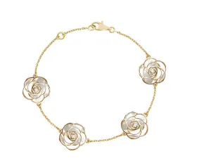 Rose- 4 flowers Bracelet