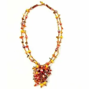 Roxana Beaded Necklace - Guatemala