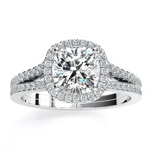 Silene - GIA Natural Cushion Diamond Engagement Ring