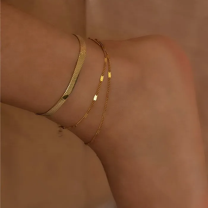 Trilayered Anklet