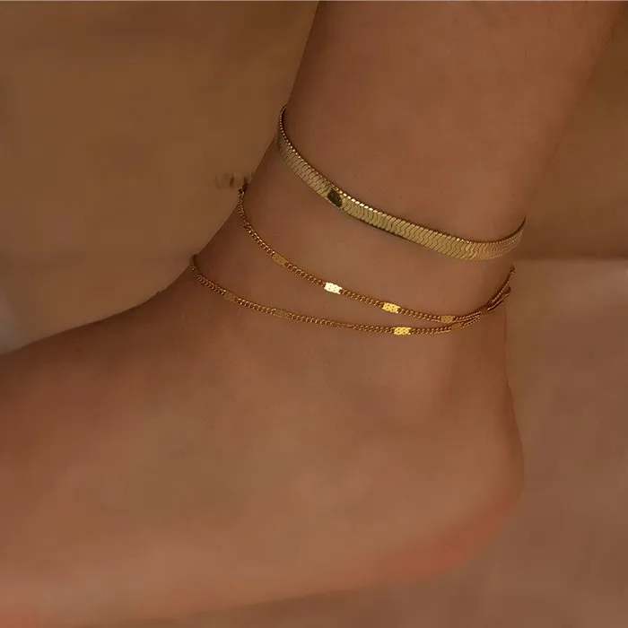 Trilayered Anklet