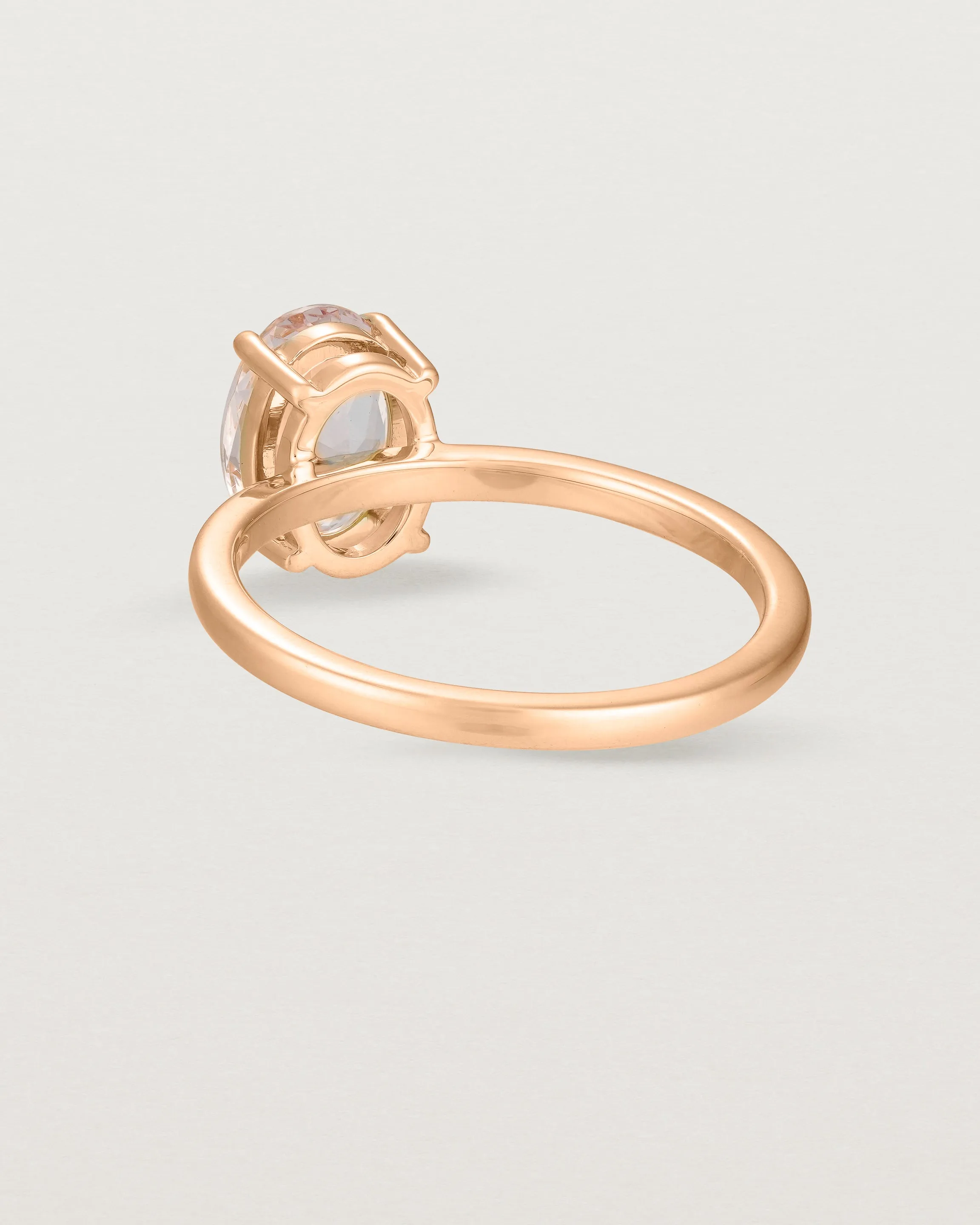 Una Oval Solitaire | Morganite