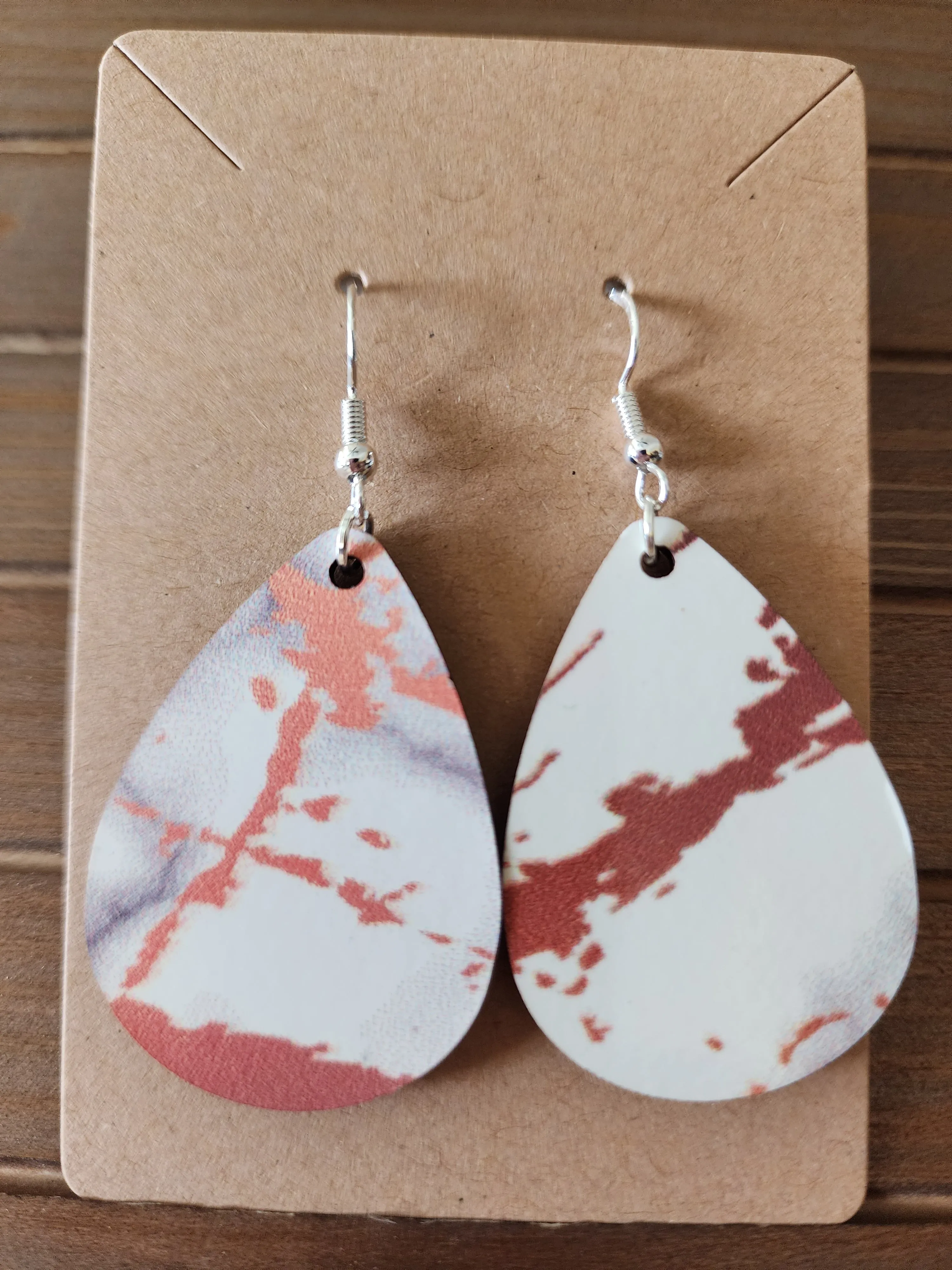 Unique teardrop earrings